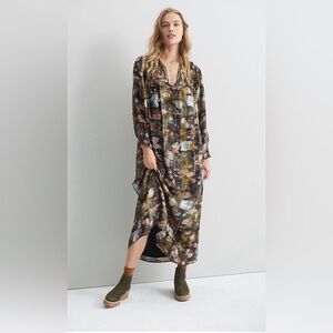 Anthropologie Blair Shimmer Maxi Dress